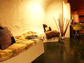 esprit de franc, コト コト Asian style living room Flax/Linen Orange