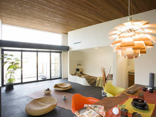 esprit de franc, コト コト Asian style living room Rattan/Wicker Orange