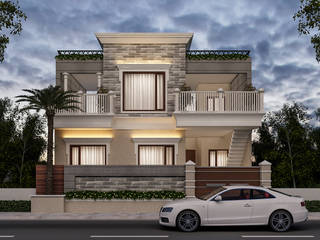 project at patiala, Square Design Square Design Maisons classiques