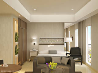 Green Palace Residence Service Apartments, FerryGunawanDesigns FerryGunawanDesigns Minimalist office buildings Hotels