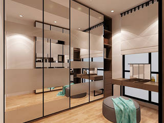 Lance wood @ Navapark BSD, iugo design iugo design Closets