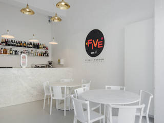 FIVE Restaurant — Lisboa, FMO ARCHITECTURE FMO ARCHITECTURE مساحات تجارية