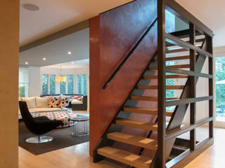 Spring Valley Residence, FORMA Design Inc. FORMA Design Inc. Corredores, halls e escadas modernos