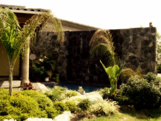 TERRAZA-EL, RIVERA ARQUITECTOS RIVERA ARQUITECTOS Paredes y pisos de estilo rústico Piedra