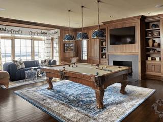 Bar Room homify Media room bar,pool table