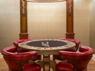 Poker Room Kellie Burke Interiors Classic style media room