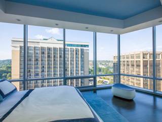 Skyline Flat in Rosslyn, FORMA Design Inc. FORMA Design Inc. اتاق خواب