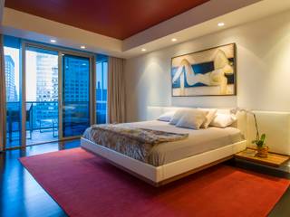 Skyline Flat in Rosslyn, FORMA Design Inc. FORMA Design Inc. اتاق خواب