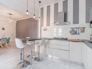 Ristrutturazione appartamento Roma, Tor Sapienza, Facile Ristrutturare Facile Ristrutturare Modern kitchen