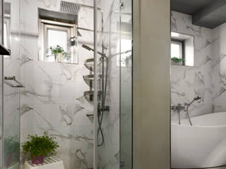 空氣感文青宅, 磨設計 磨設計 Minimalist style bathroom