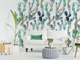 Pixerstick self-adhesive wallpapers, Pixers Pixers Eclectic style living room