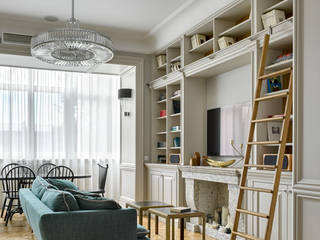 Французская квартира, Бюро 19.23 Бюро 19.23 Classic style living room