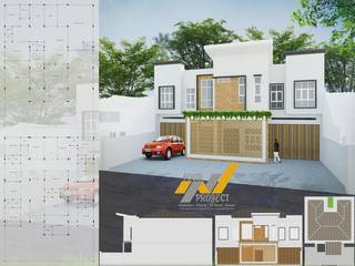 RUMAH PRIBADI & GUEST HOUSE, FP STUDIO FP STUDIO Single family home Bricks