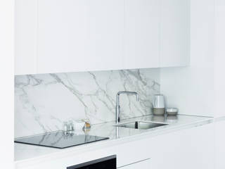 Kitchen Brosh Architects Cocinas de estilo moderno kitchen,white