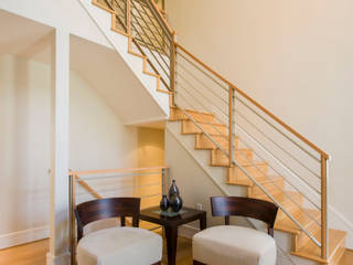 House in Potomac 2.0, FORMA Design Inc. FORMA Design Inc. Pasillos, vestíbulos y escaleras modernos
