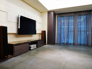 全室案例-新北市林宅, ISQ 質の木系統家具 ISQ 質の木系統家具 Modern living room