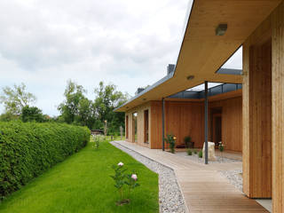 Haus G, Dietger Wissounig Architekten Dietger Wissounig Architekten Einfamilienhaus Holz Holznachbildung