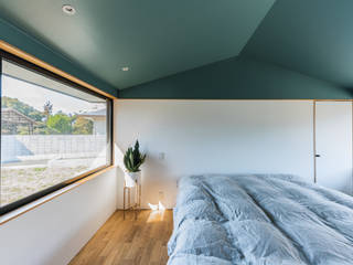 ウィークリンク, Smart Running一級建築士事務所 Smart Running一級建築士事務所 Eclectic style bedroom Turquoise