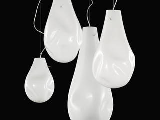 Vetro, design e innovazione: le lampade vetro soffiato OXI, MULTIFORME® lighting MULTIFORME® lighting Moderner Flur, Diele & Treppenhaus Glas
