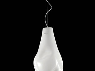 Vetro, design e innovazione: le lampade vetro soffiato OXI, MULTIFORME® lighting MULTIFORME® lighting Modern style bedroom Glass