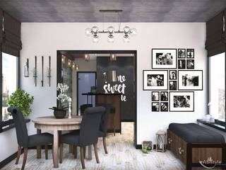 Дизайн квартиры на ул. Практичная, AbiStyle AbiStyle 现代客厅設計點子、靈感 & 圖片
