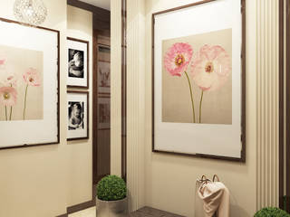 квартира в стиле Арт-Деко, ЖК "Авеню-77", г. Москва 125 м2 , Арт Реал Дизайн Арт Реал Дизайн Modern Corridor, Hallway and Staircase