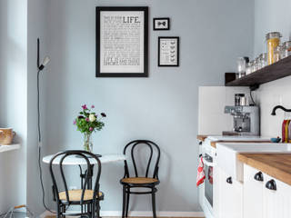 Private Wohnung Berlin, Kathy Kunz Interiors Kathy Kunz Interiors Cucina in stile scandinavo