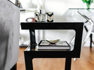 Boutique Hotel Apartment , Katie Malik Design Studio Katie Malik Design Studio ミニマルデザインの リビング