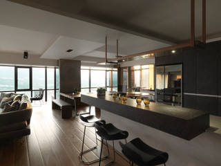 思路 延伸 Sense of Meditation, 禾築國際設計Herzu Interior Design 禾築國際設計Herzu Interior Design Modern Dining Room