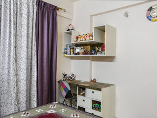 Two BHK - Whitefield, Wenzelsmith Interior Design Pvt Ltd Wenzelsmith Interior Design Pvt Ltd Klassische Arbeitszimmer