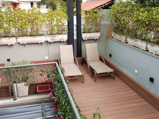 Deck e Painel em Madeira Plástica, Ecopex Ecopex Jardin zen Bois composite Effet bois