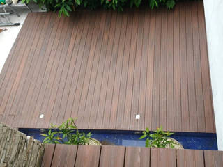 Deck de Madeira Plástica, Ecopex Ecopex Taman zen Komposit Kayu-Plastik Wood effect