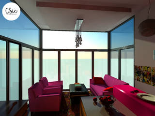 Proyecto PH Estilo Arte Pop, C-Sic Interiorismo C-Sic Interiorismo Living room