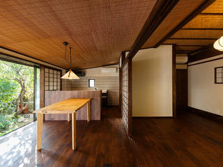 古民家リフォーム, 傳寶慶子建築研究所 傳寶慶子建築研究所 Eclectic style dining room