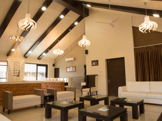 Bungalow- Lavasa, Aesthetica Aesthetica Salones modernos