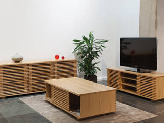 Woodman: Möbel im skandinavischen Stil, Gavle GmbH Gavle GmbH Living room Wood Wood effect