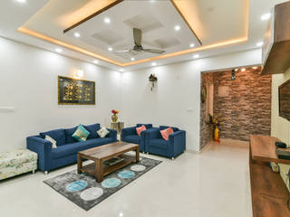 Gloryfields Apartment - Bangalore, Wenzelsmith Interior Design Pvt Ltd Wenzelsmith Interior Design Pvt Ltd Salas de estilo clásico