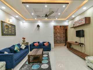 Gloryfields Apartment - Bangalore, Wenzelsmith Interior Design Pvt Ltd Wenzelsmith Interior Design Pvt Ltd Salas de estilo clásico