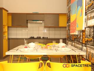 2BHK Flat , Space Trend Space Trend Cozinhas ecléticas