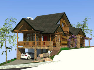 Casa nas Montanhas, MEI Arquitetura e Interiores MEI Arquitetura e Interiores Single family home