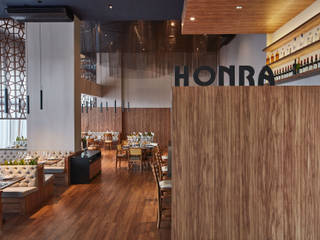 Restaurante Honra, grupo pr | arquitetura e design grupo pr | arquitetura e design Commercial spaces