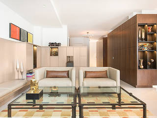 East 69th Street Apartment, NYC, BILLINKOFF ARCHITECTURE PLLC BILLINKOFF ARCHITECTURE PLLC ห้องนั่งเล่น