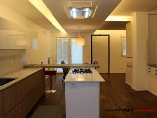 Progetto architettonico e interior design villa "Angel", Abita design srl / Paolo Vindigni Abita design srl / Paolo Vindigni Modern Kitchen