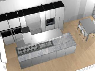 Progetto ristrutturazione centro storico, melampo sas melampo sas Modern style kitchen