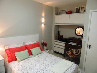 APARTAMENTO STUDIO, Estúdio_2M Estúdio_2M غرفة نوم MDF