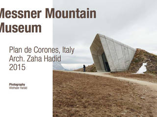 Pavimento NUVOLATO - Messner Mountain Museum, Fermox Solutions Fermox Solutions Spazi commerciali Cemento Grigio