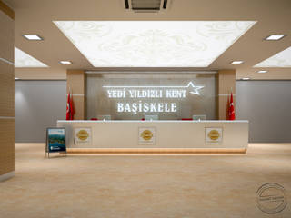 BAŞİSKELE BELEDİYESİ , PASART DESİGN PASART DESİGN Modern Corridor, Hallway and Staircase Wood-Plastic Composite