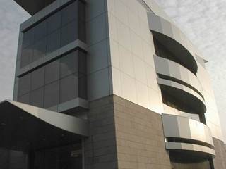 JMD Corporate Office, Studio - Architect Rajesh Patel Consultants P. Ltd Studio - Architect Rajesh Patel Consultants P. Ltd Bedrijfsruimten