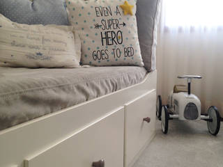 Projecto de decoração para dois quartos de criança, The Spacealist - Arquitectura e Interiores The Spacealist - Arquitectura e Interiores Nursery/kid’s room Grey