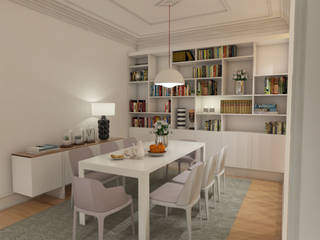 Apartamento BA14.3, The Spacealist - Arquitectura e Interiores The Spacealist - Arquitectura e Interiores Modern Dining Room